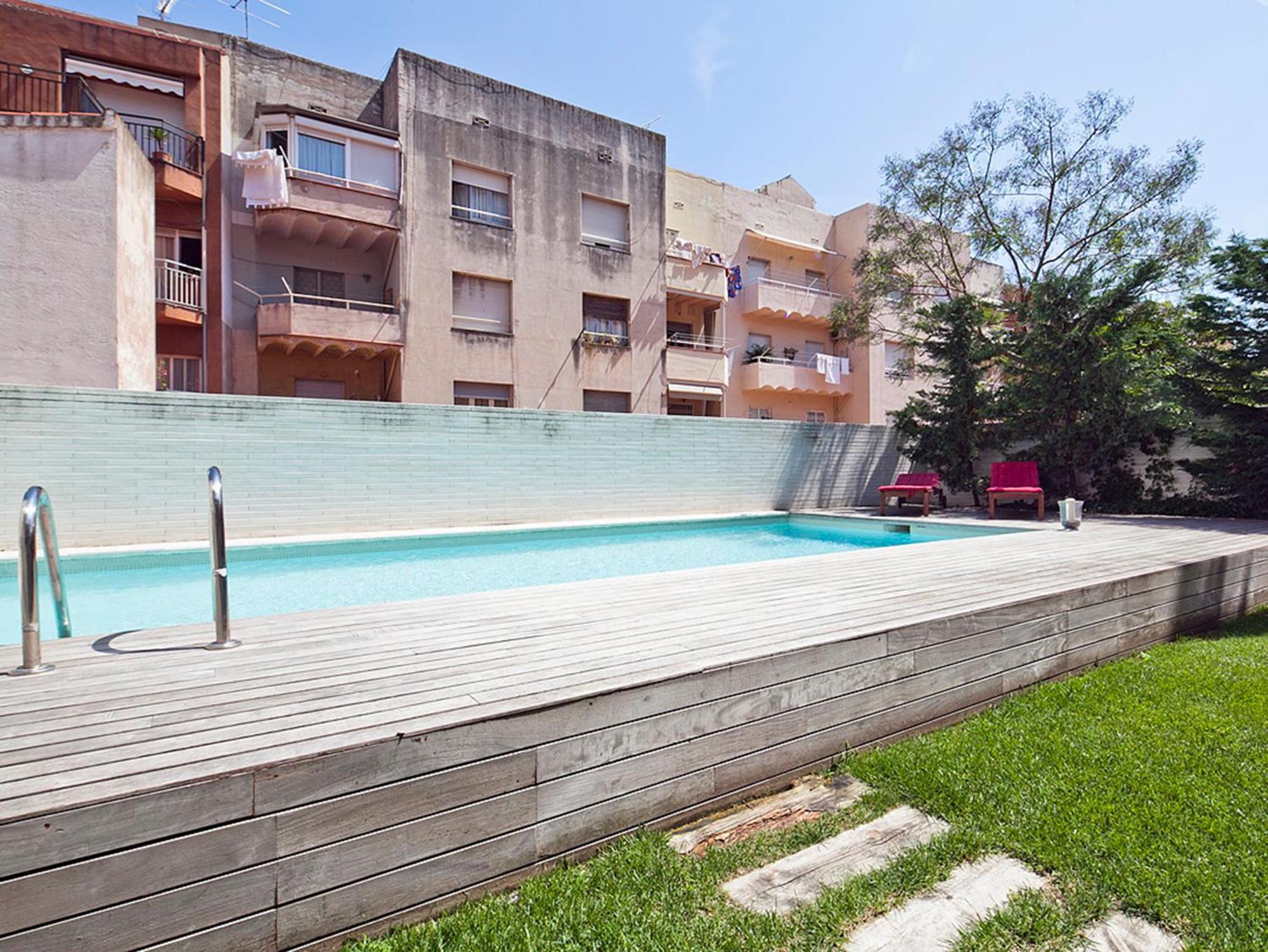 My Space Emirates - Splendid Apartment With Terrace And Pool Near Park Gueell Barcelona Exteriér fotografie
